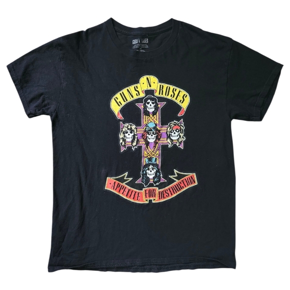 Guns N' Roses Black Graphic Tee - Picture 1 of 3